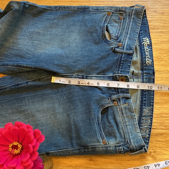 Madewell, Rail Straight, Blue Jean, Sz. 29 - Picture 4 of 10